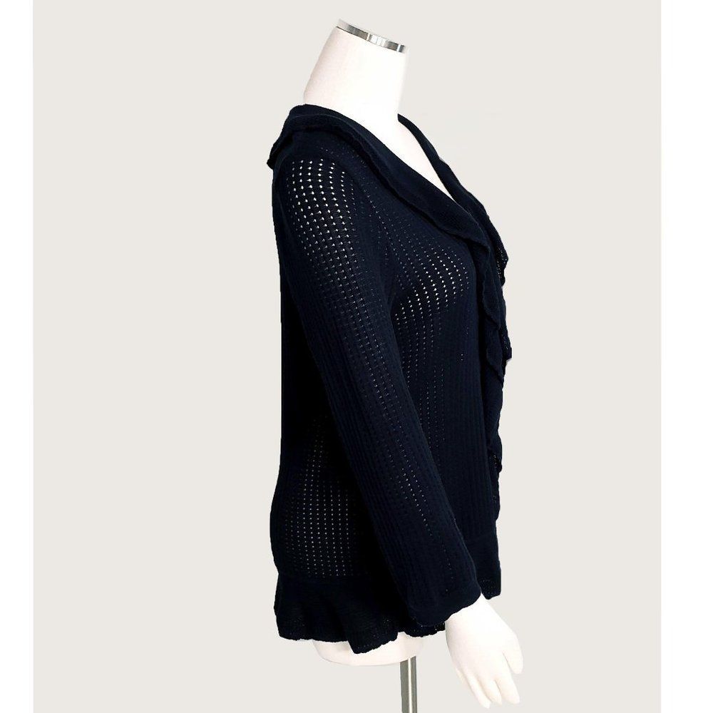 Chaps Mesh Cardigan - Picture 2 of 4